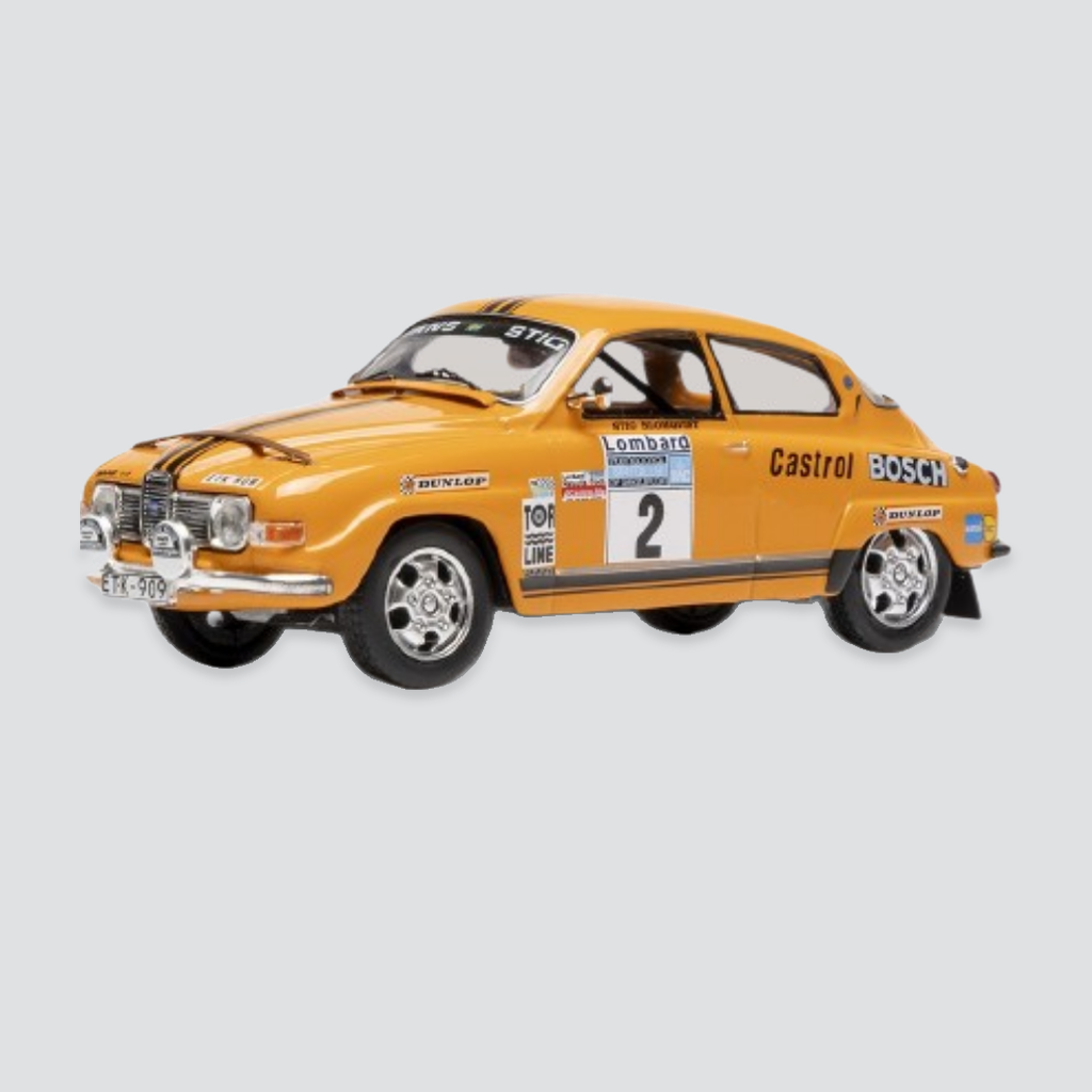 Pré-Order (39,95€-10%) Deposit 10€ - Saab 96 V4 #2 - S.Blomqvist / H.Sylvan - RAC Rally 1974
