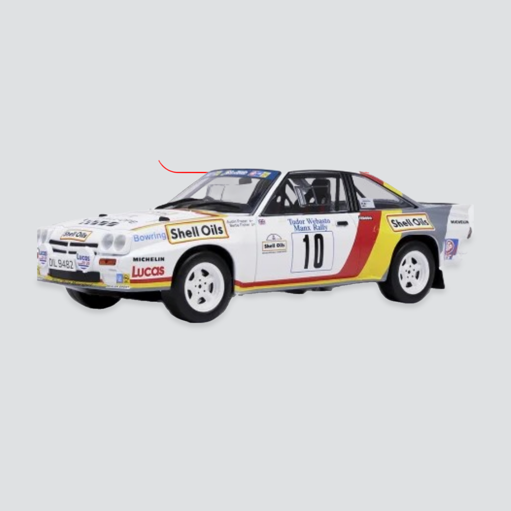 (64,95€-10%) Pré-encomenda Sinal 15€ - Opel Manta 400 #10 - B.Fisher / A.Frazer - Rally Manx 1985