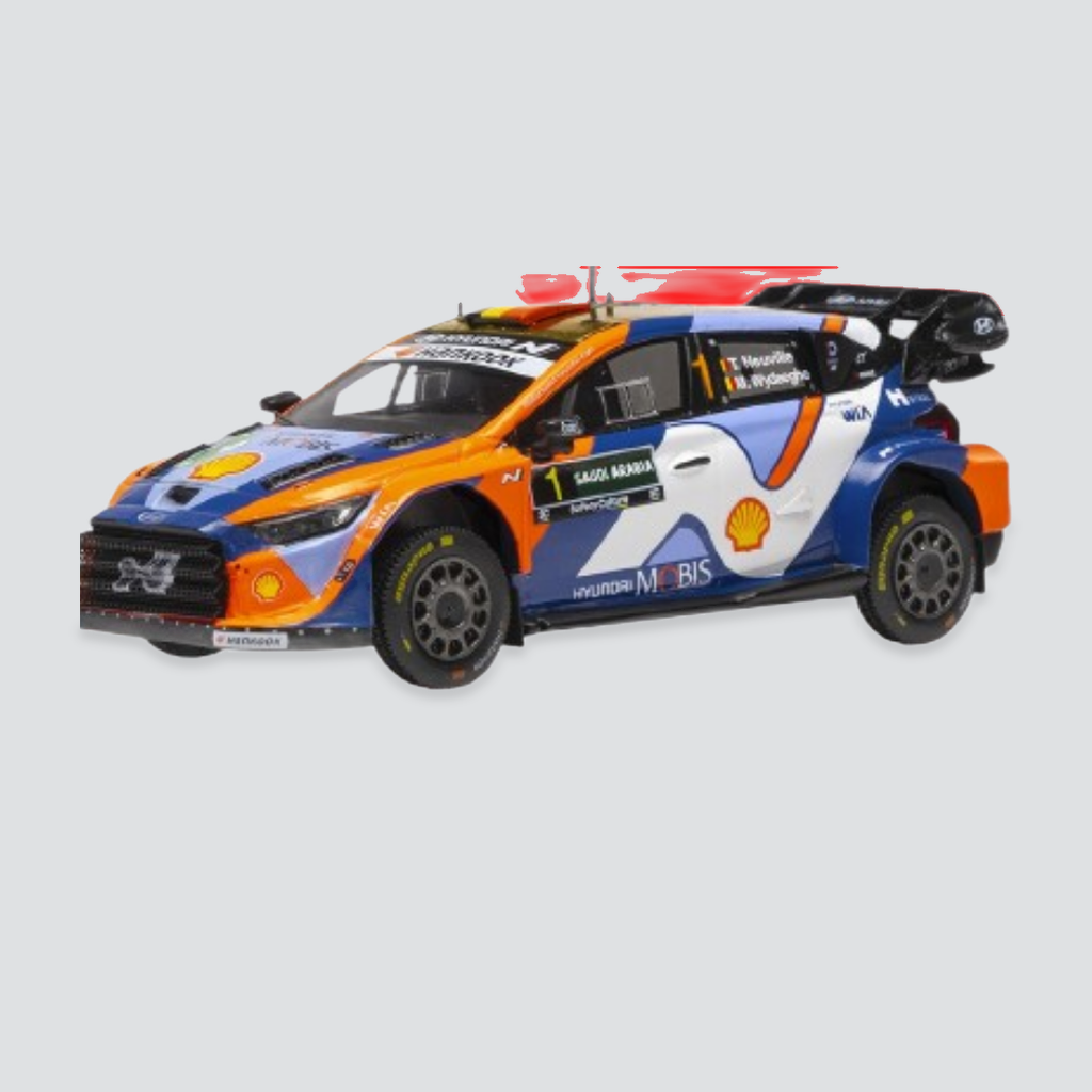 Pré-encomenda (39,95€-10%) Sinal 10€ - Hyundai i20 N Rally1 #1 - T.Neuville / M.Wydaeghe - Rally Saudi Arabia 2025