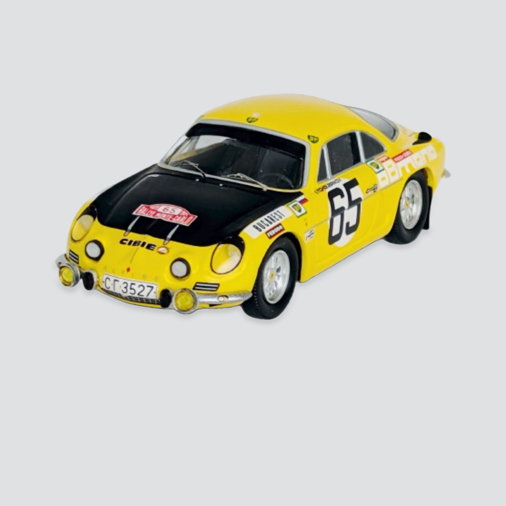 Alpine-Renault A110 #136 - Ilia Chubrikov / Kolu Chubrikov - Rally of Monte-Carlo 1971