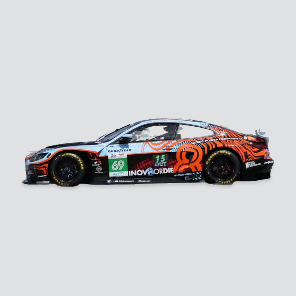 (89,90€-10%) Pré-encomenda Sinal 15€ - BMW M4 LMGT3 Evo No.69 - A. Mcintosh – P. Thompson – D. Harper - Le Mans 24H 2026