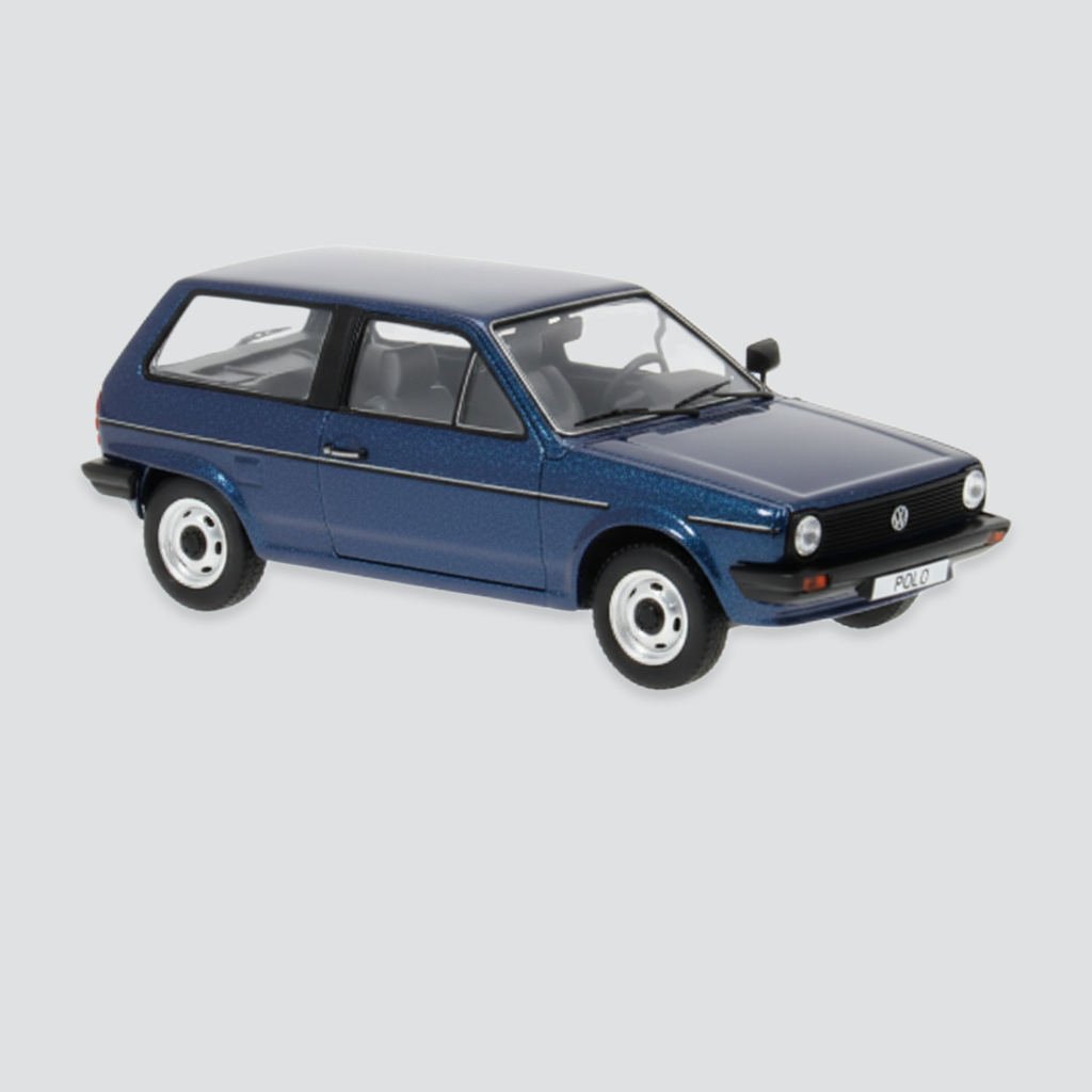 IXO, VW Polo II, dunkelblau, 1981, 1:43