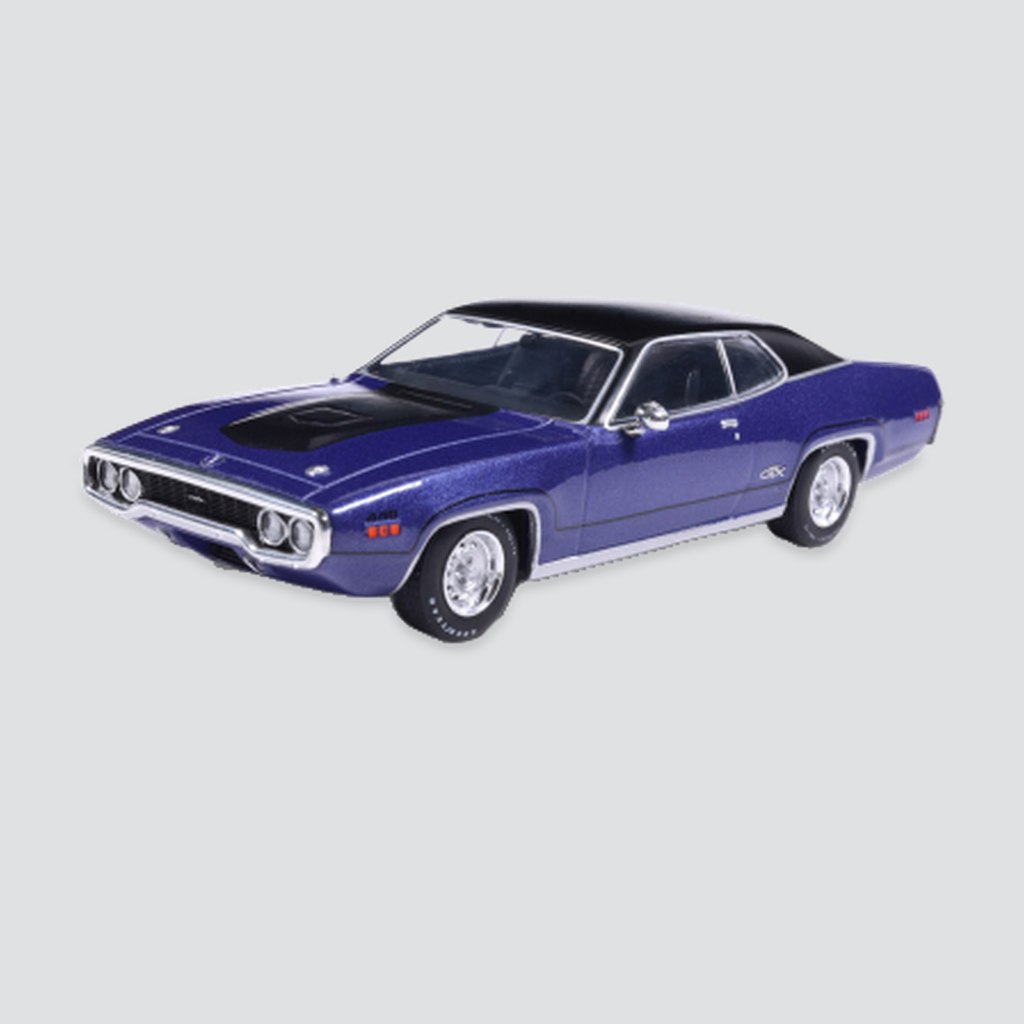IXO, Plymouth GTX Runner, lila, 1971, 1:43