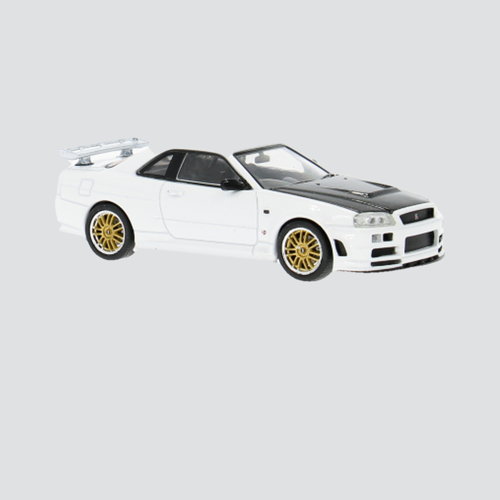 IXO, Nissan Skyline GT-R (R34), weiss, 2002, 1:43