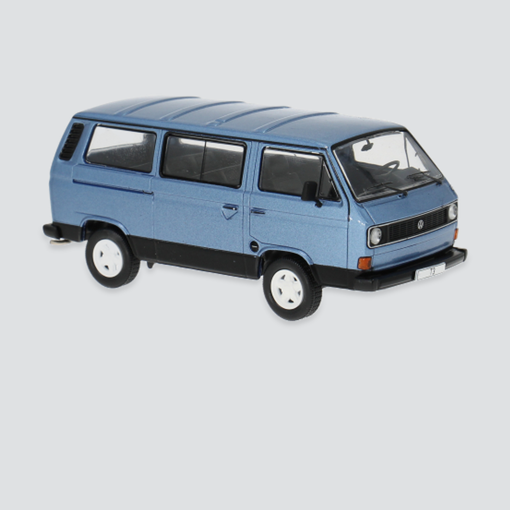 IXO, VW T3 Caravelle Carat, blau, 1986, 1:43