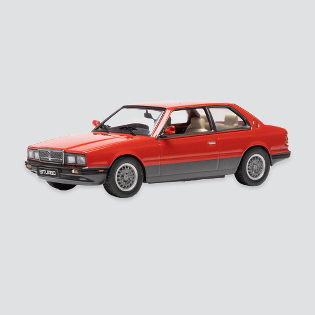 IXO, Maserati Biturbo, rot/schwarz, 1982, 1:43