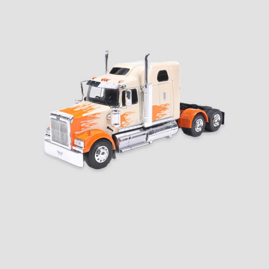 IXO, Western Star 4900, beige/orange, 2000, 1:43