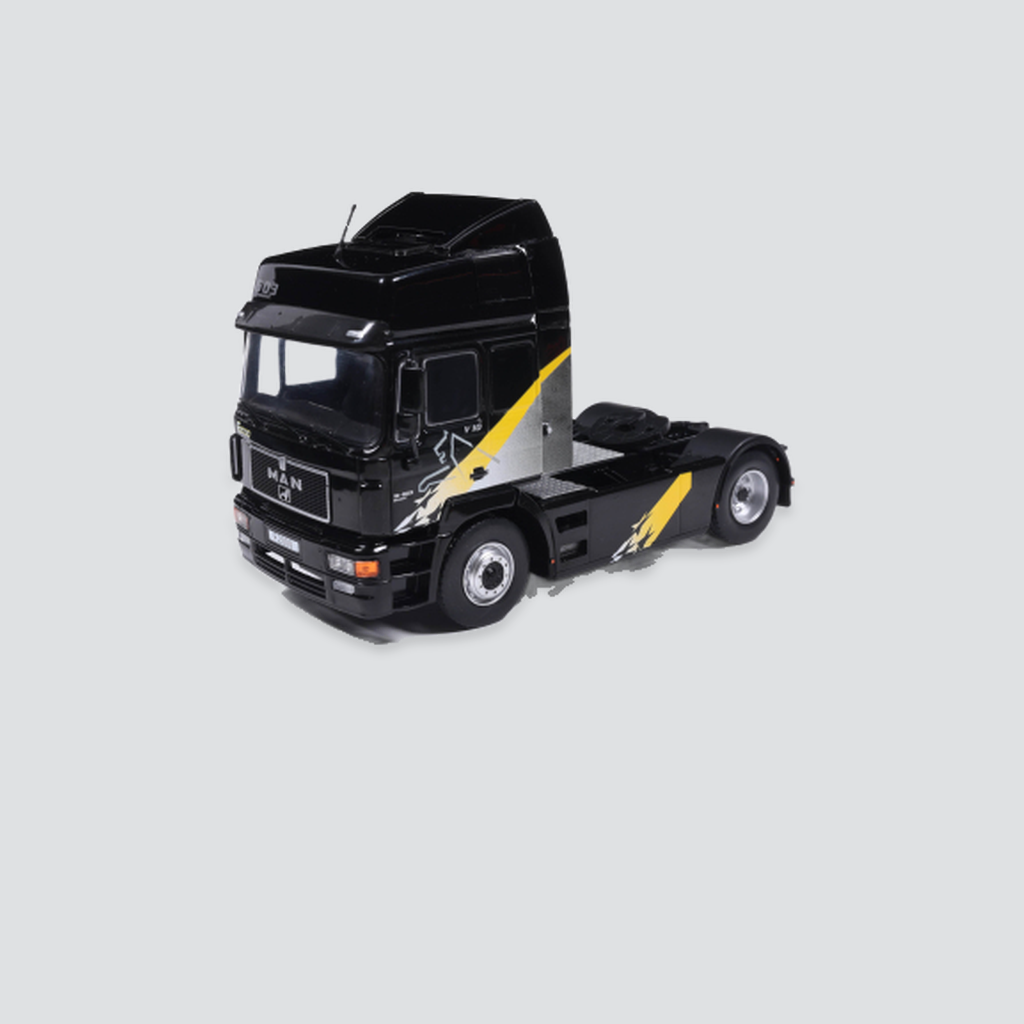 IXO, MAN F2000, schwarz/Dekor, 1994, 1:43