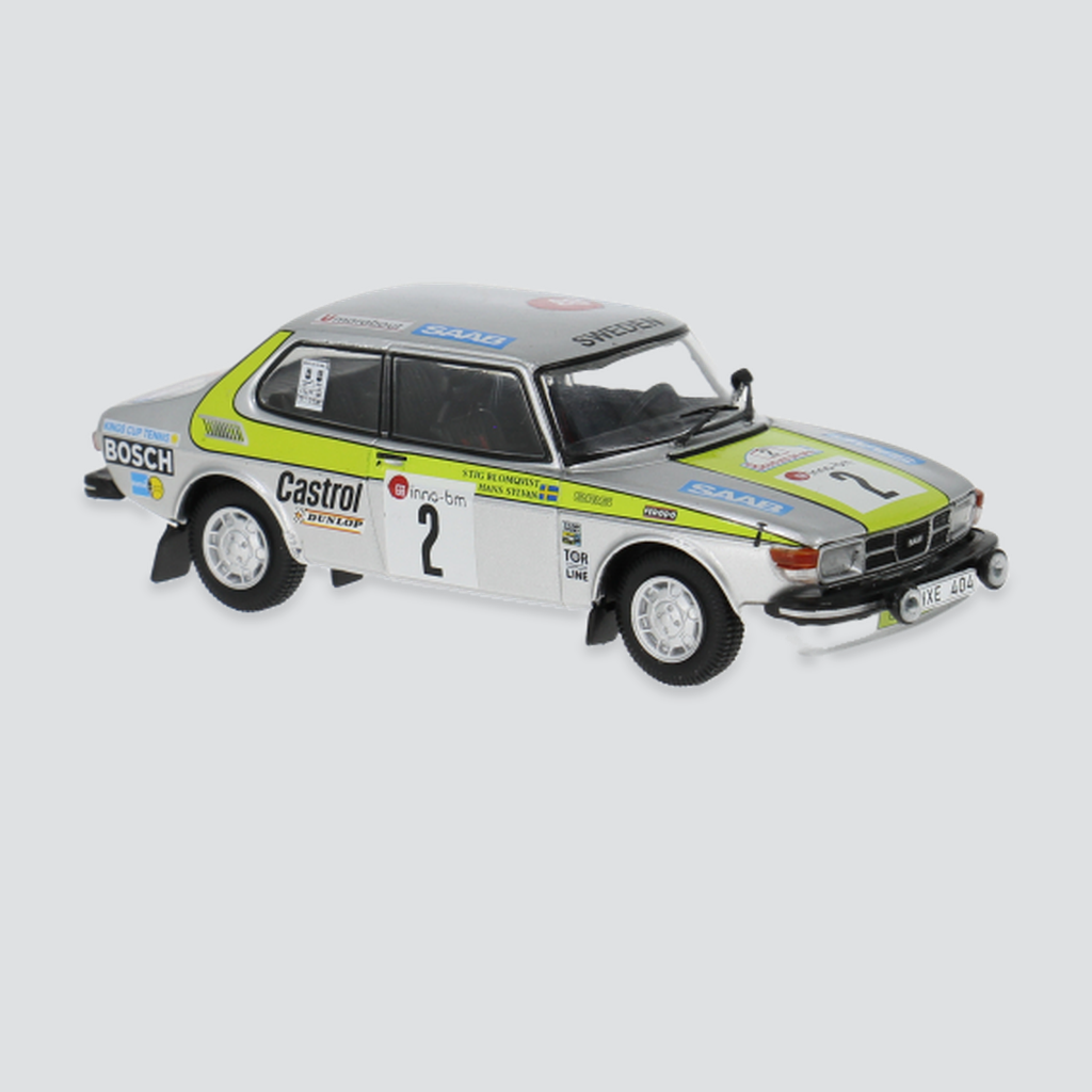 IXO, Saab 99 EMS, Boucles de Spa, 1976, #2, S.Blomqvist/H.Sylvan, 1:43