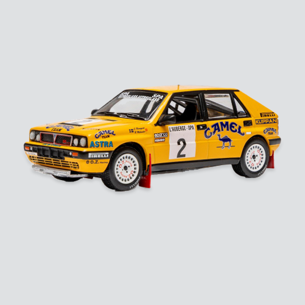 IXO, Lancia Delta Integrale 16V, Boucles de Spa, 1989, #2, S.Blomqvist/B.Melander, 1:43