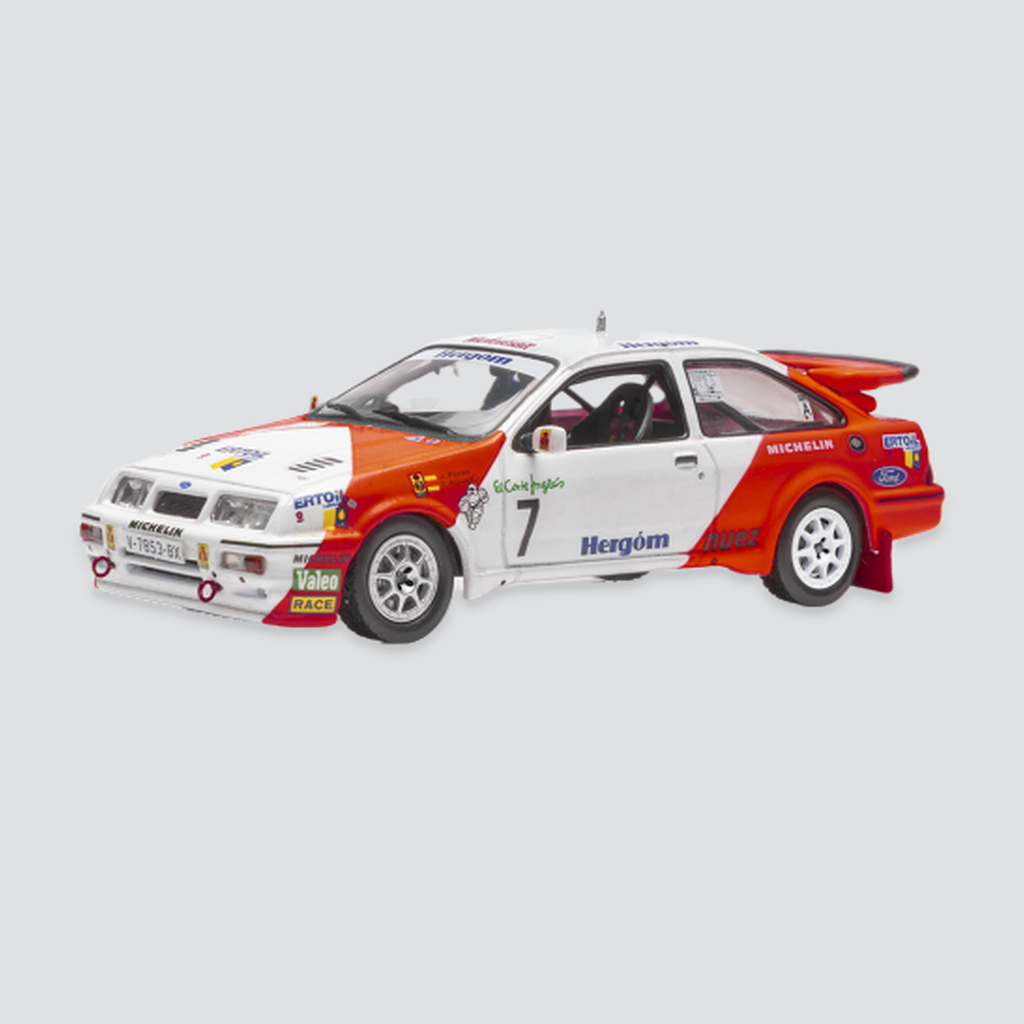 IXO, Ford Sierra RS Cosworth, Rally El Corte Ingles, 1989, #7, J.Puras/T.Aguado, 1:43