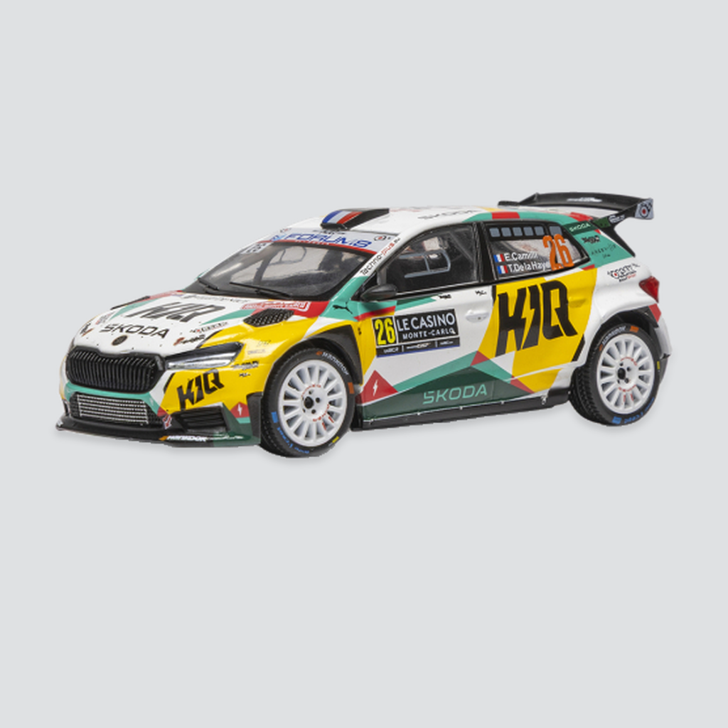Skoda Fabia Rally2 #26 - Eric Camilli / Thibault de la Haye - Rally Monte Carlo 2026