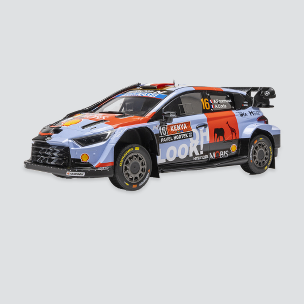IXO, Hyundai i20 N Rally1, Safari Rallye Kenia, 2026, #16, A.Fourmaux/A.Coria, 1:43