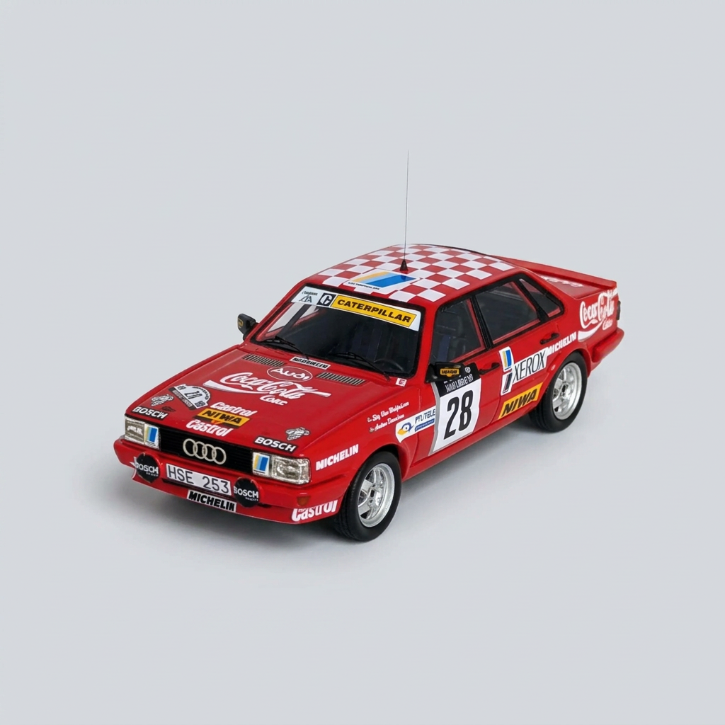 Audi 80 Quattro #28 - Stig-Olov Walfridsson / Anders Dawidson - 1000 Lakes Rally 1989