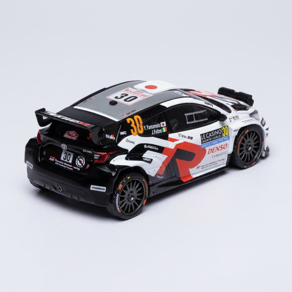 Toyota GR Yaris Rally2 #30 - Yuki Yamamoto / James Fulton - Rally Monte Carlo 2025