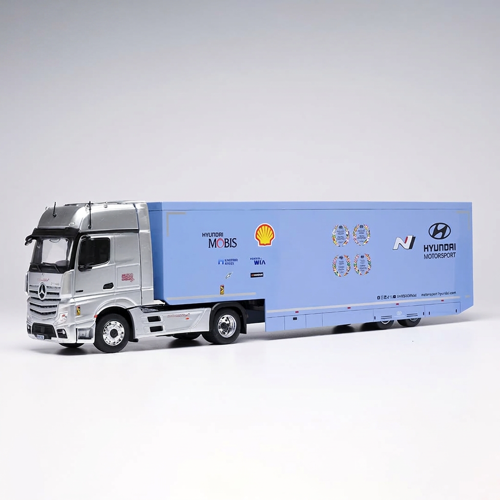 Mercedes-Benz Actros MP4 Hyundai WRC Rally Transporter