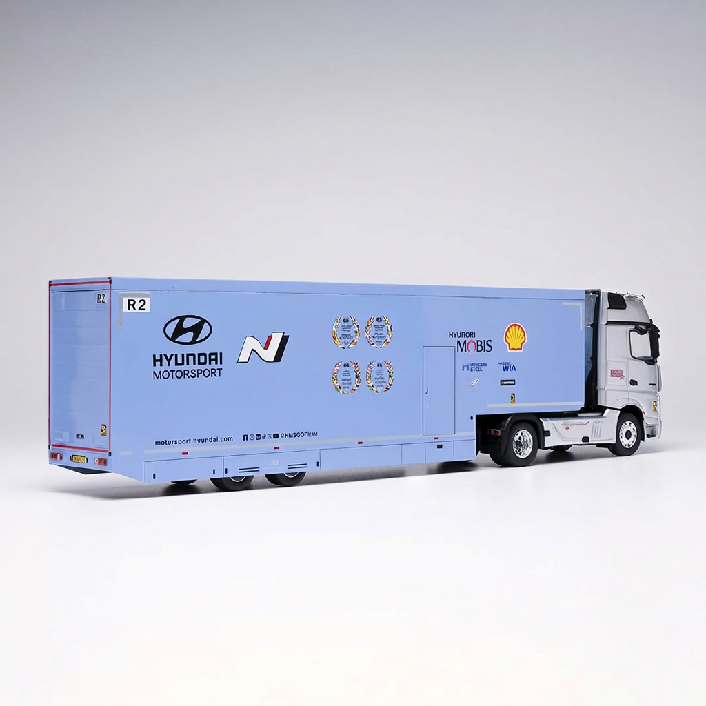 Mercedes-Benz Actros MP4 Hyundai WRC Rally Transporter