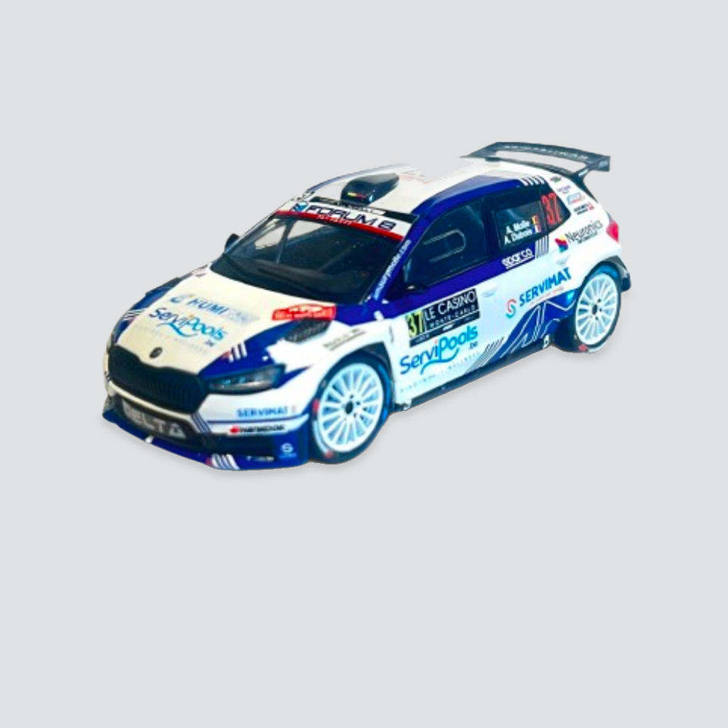 Škoda Fabia RS Rally2 #37 - Amaury Molle / Alex Dubois - Rally MonteCarlo 2026