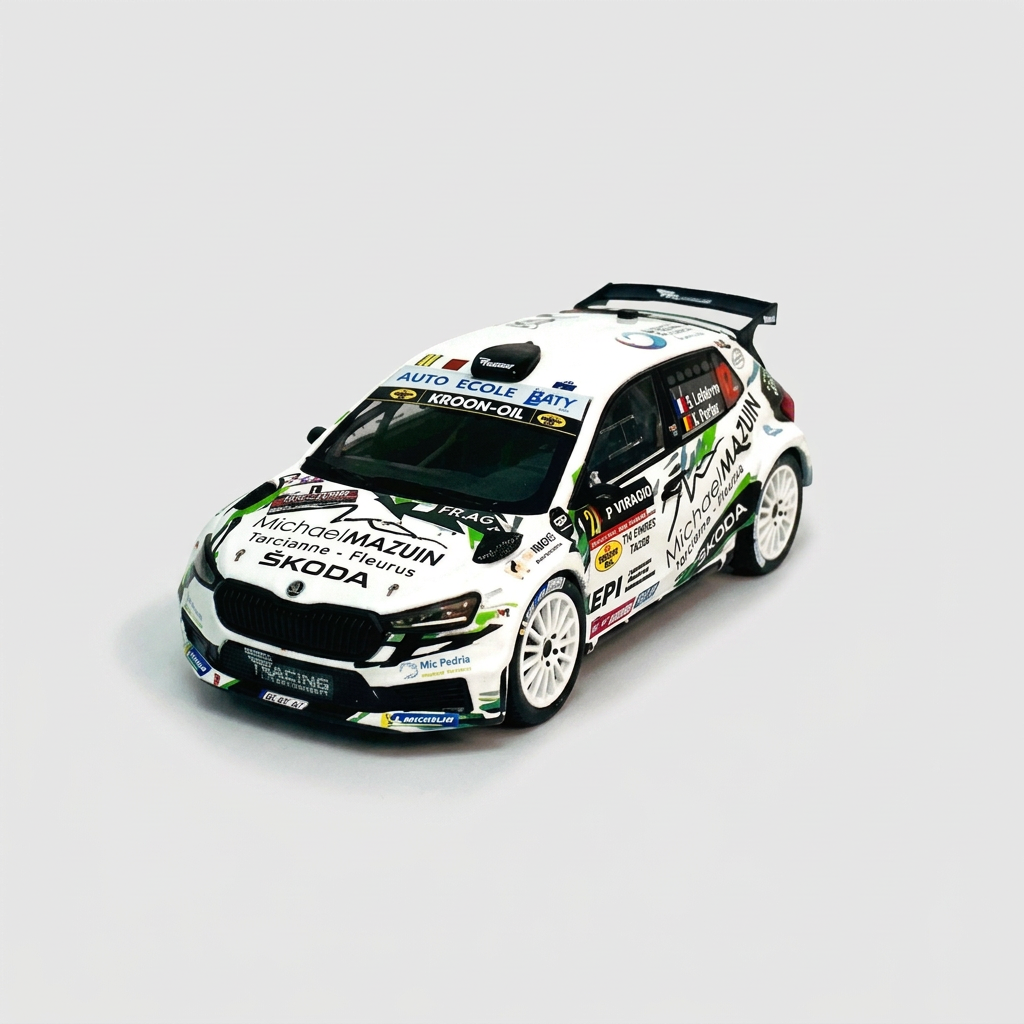 Skoda Fabia RS Rally 2 #10 - Stéphane Lefebvre / Xavier Portier - Rallye de Wallonie 2024
