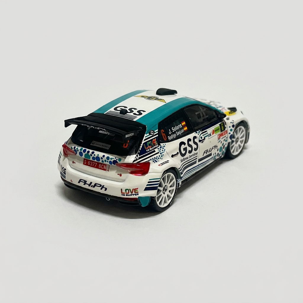 Vista traseira da miniatura GSS com fundo cinzento-claro