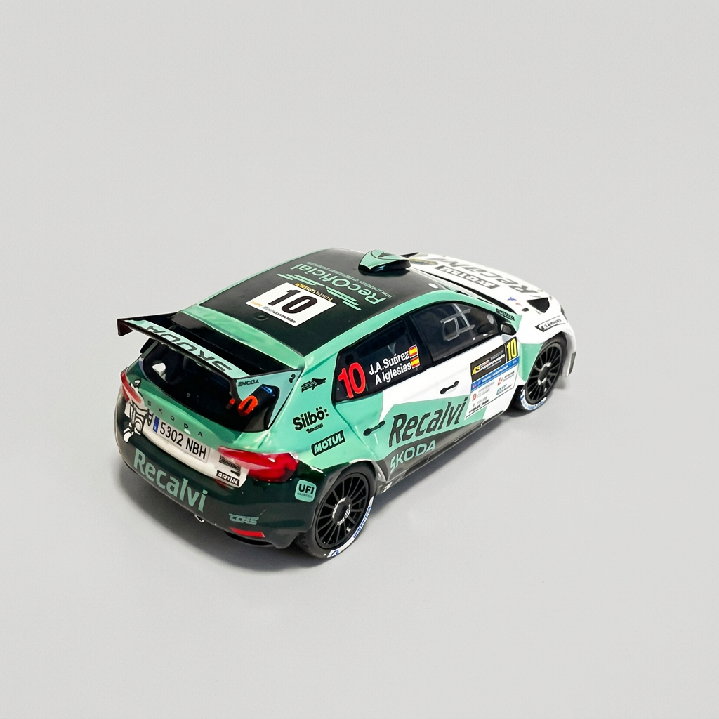 Škoda Fabia RS Rally2 #10 - José Antonio Suárez / Alberto Iglesias - Rally Sierra Morena 2026