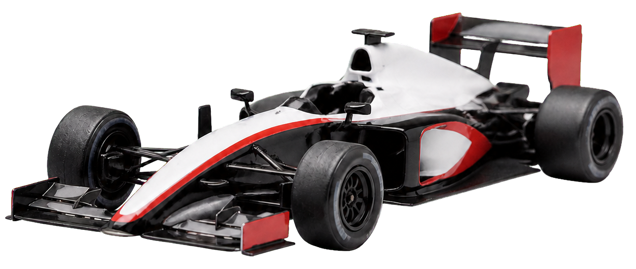 Miniatura McLaren MP4/9, vista de três quartos